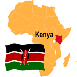 Map of Kenya